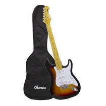 Kit Guitarra Elétrica TEG 400V Sunburst com Capa Thomaz