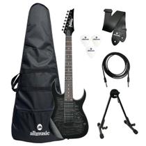 Kit Guitarra Ibanez GRG 7221QA TKS + Capa + Acessórios
