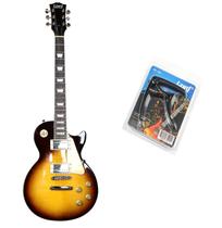 Kit Guitarra Les Paul Land Cherry Dark + Capo Traste Pb-A07