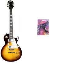 Kit Guitarra Les Paul Land Cherry Dark + Capotraste Pb-A04