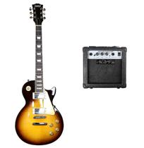 Kit Guitarra Les Paul Land Cherry Dark L-T3 + Cubo Yx-Tg-10