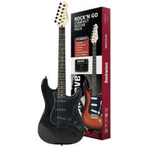 Kit guitarra rockwave rgk50 bk