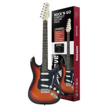 Kit guitarra rockwave rgk50 sb