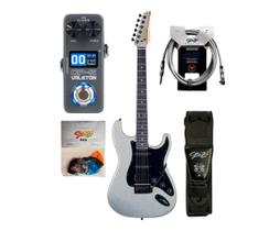 Kit guitarra seizi fun katana musashi hss - ph - lighter silver sparkle/ black pickguard Kit guitarra seizi fun katana musashi hss - ph - lighter silver sparkle/ black pickguard