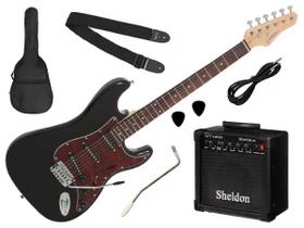 Kit Guitarra Stratocaster Giannini G 100 3 Singles + Amplificador e Acessórios Kit Guitarra Stratocaster Giannini G 100 3 Singles + Amplificador e Acessórios