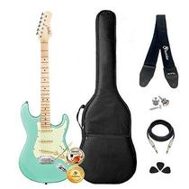 Kit Guitarra Stratocaster Tagima T-635 Surf Green Completo