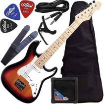 Kit Guitarra Stratocaster Vcg 601 Vogga Sunburst Completo