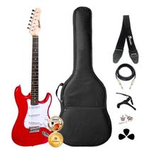 Kit Guitarra Stratocaster Winner Wgs Vermelho Completo