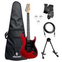 Kit Guitarra Tagima DuoSmart-S Candy Apple + Capa + Acessórios