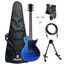 Kit Guitarra Tagima Sixmart LP Cam Blue Capa + Acessórios