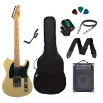 Kit Guitarra Tagima TW55 BS Tele Butterscotch + Caixa