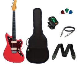 Kit Guitarra Tagima Tw61 Woodstock Fiesta Red