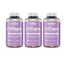 Kit Gummies Collagen Tutti-Frutti Com 3 Potes De 60 Gomas