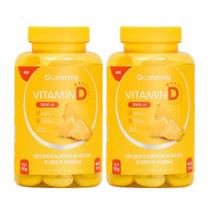 Kit Gummy Vitamina D 2000UI Sabor Abacaxi Com 2 Potes