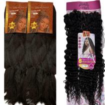 Kit Gypsy Braids 2 Jumbo 800 Gramas + Cabelo Orgânico Anéis