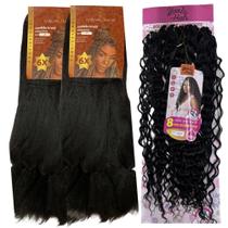 Kit Gypsy Braids Jumbo African Beauty 800 Gramas + Orgânico Kit Gypsy Braids Jumbo African Beauty 800 Gramas + Orgânico