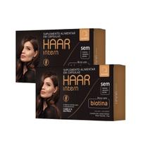Kit Haar Intern Com Biotina 60 Comprimidos com 2 Unidades