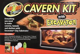 Kit Habitat para Animais Zoo Med Cavern com Argila Escavadora Kit Habitat para Animais Zoo Med Cavern com Argila Escavadora