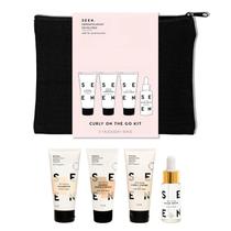 Kit Hair Care SEEN Curly On The Go, perfumado e não comedogênico Kit Hair Care SEEN Curly On The Go, perfumado e não comedogênico