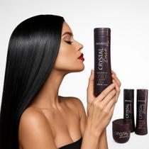 Kit Hair Crystal Brush Home Care Advance 04 Passos Shampoo Condicionador Mascara Leave in completo tratamento de salao Kit Hair Crystal Brush Home Care Advance 04 Passos Shampoo Condicionador Mascara Leave in completo tratamento de salao