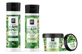 Kit Hair Food Abacate Yamá Shampoo + Condicionador + Máscara