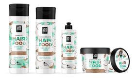 Kit Hair Food Coconut Yamá Shampoo + Condicionador + Máscara