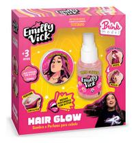 Kit Hair Glow Emilly Vick Dos Rosa Maquiagem Brink Model Kit Hair Glow Emilly Vick Dos Rosa Maquiagem Brink Model