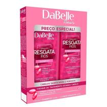 Kit Hair Resgata Fios Shampoo 250ml + Condicionador 200ml Dabelle Kit Hair Resgata Fios Shampoo 250ml + Condicionador 200ml Dabelle