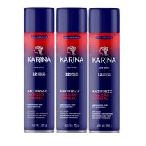 Kit Hair Spray Karina Fixação Normal 400ml - 3 UNIDADES