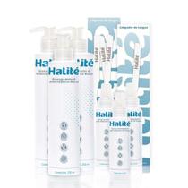 Kit Halité para eliminar Mau Hálito, Cáseos e Boca Amarga Kit Halité para eliminar Mau Hálito, Cáseos e Boca Amarga