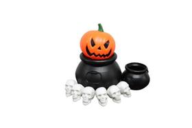 Kit Halloween: Abóbora, Caldeirões, Caveira - Compre Agora!
