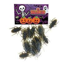 Kit Halloween com Baratas Decorativas de Plástico - 12 Unidades Kit Halloween com Baratas Decorativas de Plástico - 12 Unidades