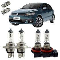 Kit Halógenas Alto Baixo e Milha Gol G5 2008 A 2012 H4/HB4 Kit Halógenas Alto Baixo e Milha Gol G5 2008 A 2012 H4/HB4