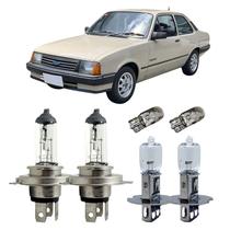 Kit Halógenas Farol Alto Baixo e Milha Chevette 1973 A 1993