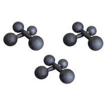 Kit Halteres de Ferro Fundido - (Pares de 1, 2 e 3 Kg)