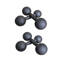 Kit Halteres de Ferro Fundido - (Pares de 5 e 10 Kg)