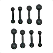 Kit Halteres de Ferro Fundido Pintado - Pares de 500g, 1, 2 e 3 Kg Kit Halteres de Ferro Fundido Pintado - Pares de 500g, 1, 2 e 3 Kg