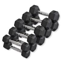 Kit Halteres Sextavado pares 2,5kg a 6kg Kit Halteres Sextavado pares 2,5kg a 6kg
