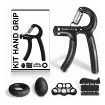 Kit Hand Grip Handgrip Mola Flexor Punho Pulso Mão Dedo Antebraço Fortalecedor Fisioterapia 5 pçs