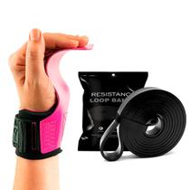 Kit Hand Grip Legacy Skyhill Neo Pink e Super Band Preto 26kg Kit Hand Grip Legacy Skyhill Neo Pink e Super Band Preto 26kg