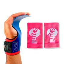 Kit Hand Grip Legacy Skyhill USA e Munhequeira Suor Canelada