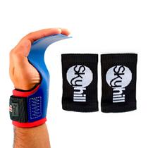 Kit Hand Grip Legacy Skyhill USA e Munhequeira Suor Canelada