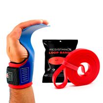 Kit Hand Grip Legacy Skyhill USA e Super Band Vermelho 20kg Kit Hand Grip Legacy Skyhill USA e Super Band Vermelho 20kg