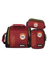 Kit Harry Potter Lancheira Térmica + Estojo Box e Triplo Kit Harry Potter Lancheira Térmica + Estojo Box e Triplo