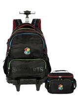 Kit Harry Potter Mochila 2EM1 Rodas + Lancheira Térmica Luxo Kit Harry Potter Mochila 2EM1 Rodas + Lancheira Térmica Luxo