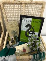 Kit Harry Potter - Sonserina com 9 Itens e Carta Personalizada