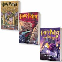 Kit Harry Potter Vol. 1 ao 3: Pedra Filosofal + Câmara Secreta + Prisioneiro de Azkaban - J. K. Rowling Editora Rocco