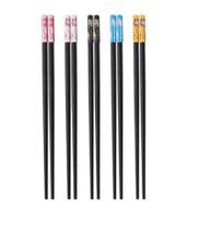 Kit hashi de bambu com metal ag2145 10pcs Kit hashi de bambu com metal ag2145 10pcs