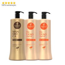 Kit Haskell 1 Litro Sh. Mandioca - Tutano E Cond. Tutano 1l