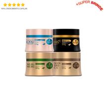 Kit Haskell 4 Máscaras Cavalo Murumuru Mandioca Bendito 250g Kit Haskell 4 Máscaras Cavalo Murumuru Mandioca Bendito 250g